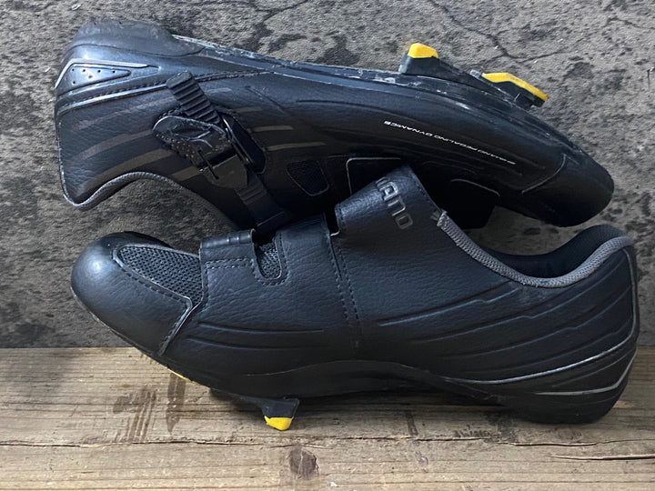 KE236 シマノ SHIMANO RP3 SH-PR300-S L ビンディングシューズ 3穴 黒 EU43