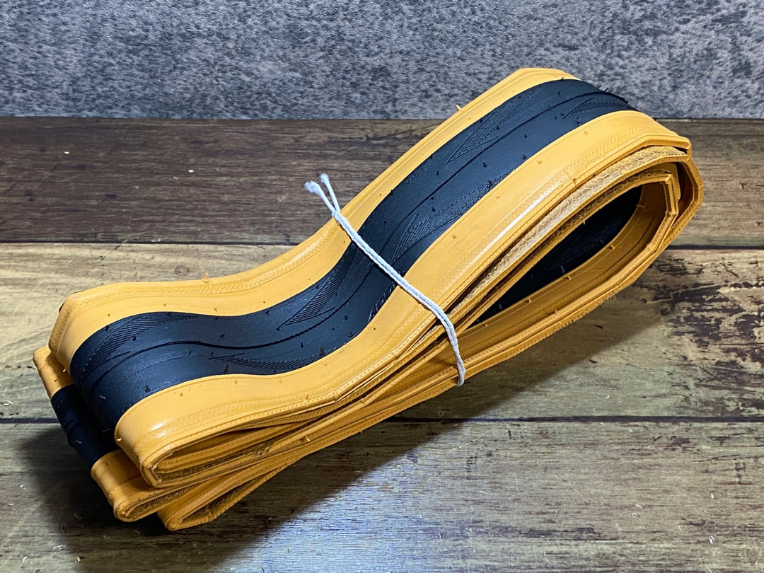 JT752 シュワルベ SCHWALBE PRO ONE TT TUBELESS EASY チューブレスタイヤ 700x25C 黒茶 未使用