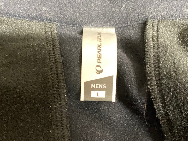 KJ829 パールイズミ PEARL iZUMi 長袖 サイクルジャケット 黒 MEN'S L 裏起毛 赤タグ