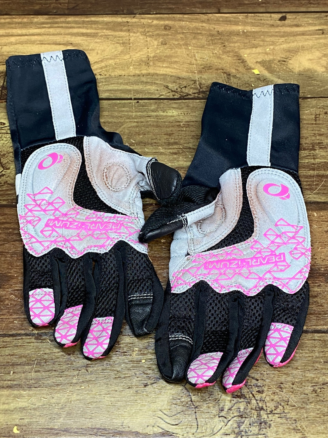 JJ634 パールイズミ PEARL iZUMi 長指 グローブ 黒 ピンク S