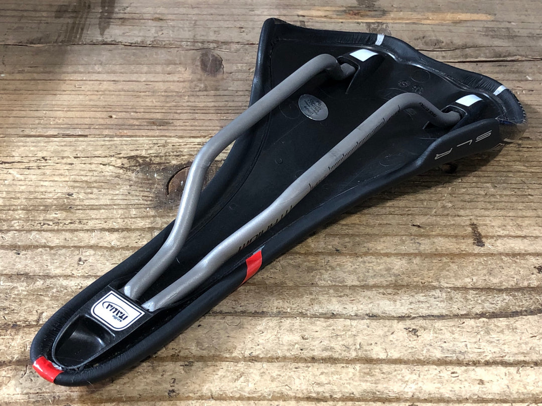 KO316 セライタリア selle ITALIA SLR S1 サドル 黒 134mm TITANIUM ※デカール加工