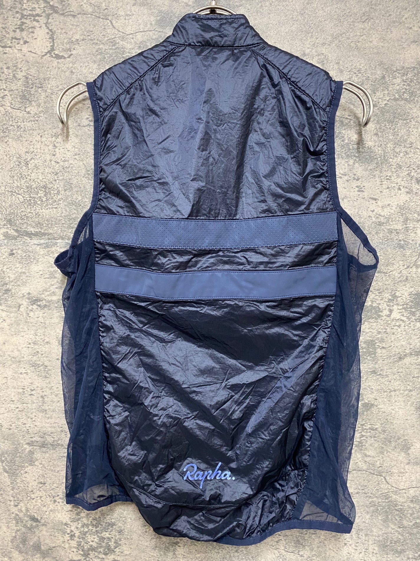 JJ053 ラファ RAPHA 防風 ダウン ジレ サイクルベスト S ブラック