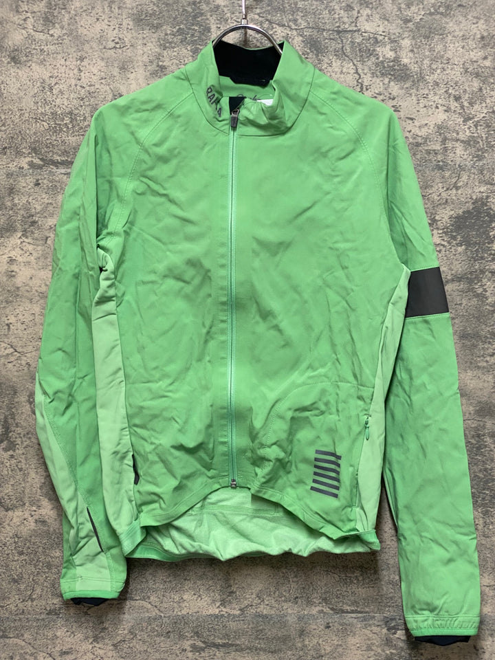 JQ226 ラファ Rapha PRO TEAM JACKET 長袖 サイクルジャケット グリーン M 裏起毛