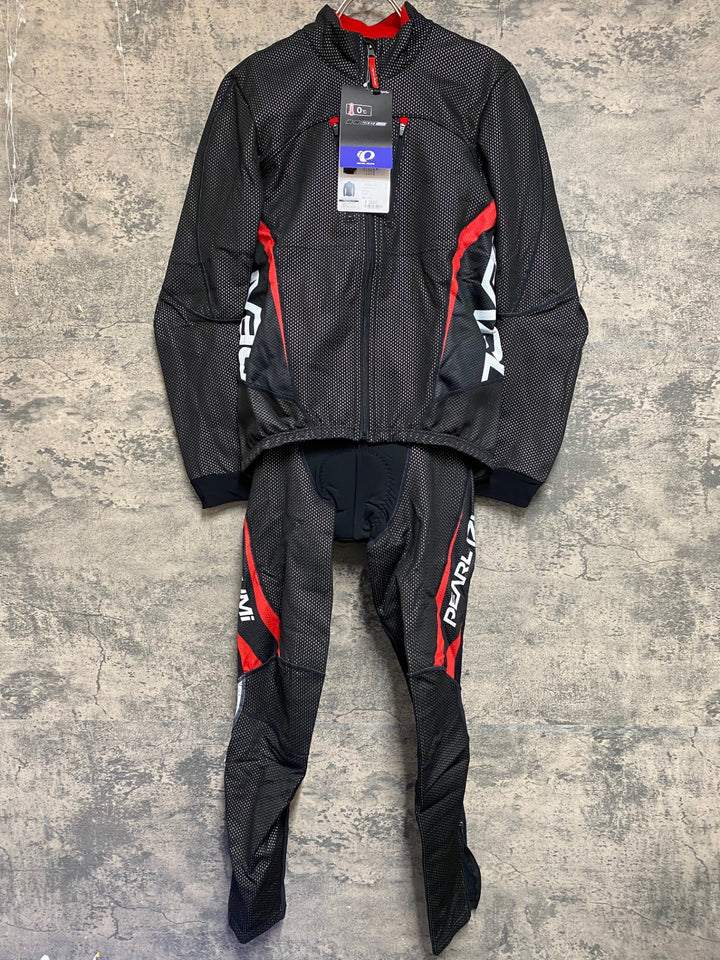JR468 パールイズミ PEARL iZUMi 長袖 サイクルジャケット L 黒赤