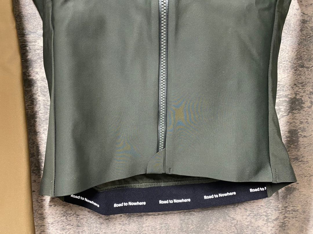 JY514 パスノーマルスタジオ PAS NORMAL STUDIOS Mechanism Thermal Long Sleeve Jersey 長袖 サイクルジャージ オリーブ ブラウン レディース S 裏起毛