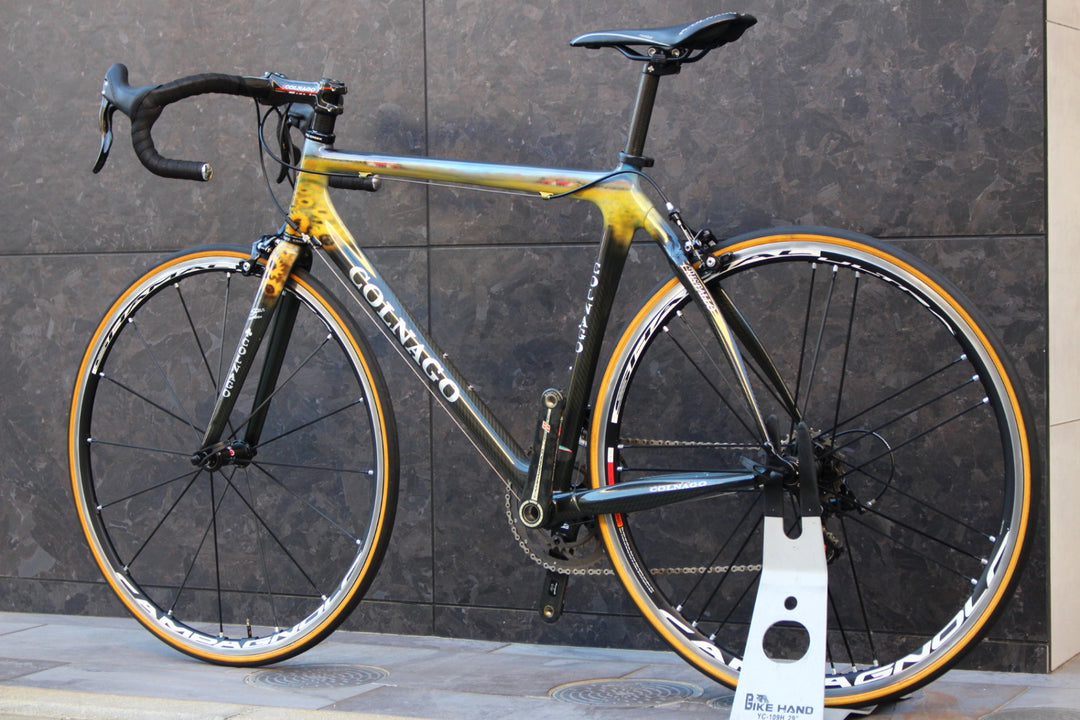 コルナゴ COLNAGO クリスタロ CRISTALLO Sunflowerカラー 2008年モデル カンパニョーロ レコード 11S カーボン ロードバイク 【福岡店】