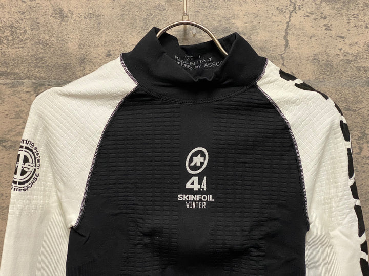 JR291 アソス ASSOS LS.skinFoil spring/fall S7 長袖 ベースレイヤー 黒 Ⅰ