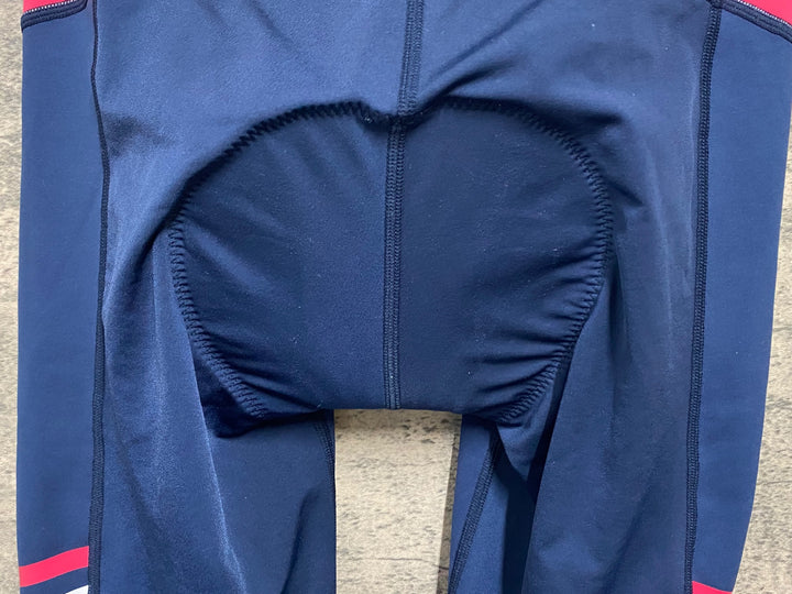 JT499 ルコックスポルティフ le coq sportif レーサータイツ 紺 M 裏起毛