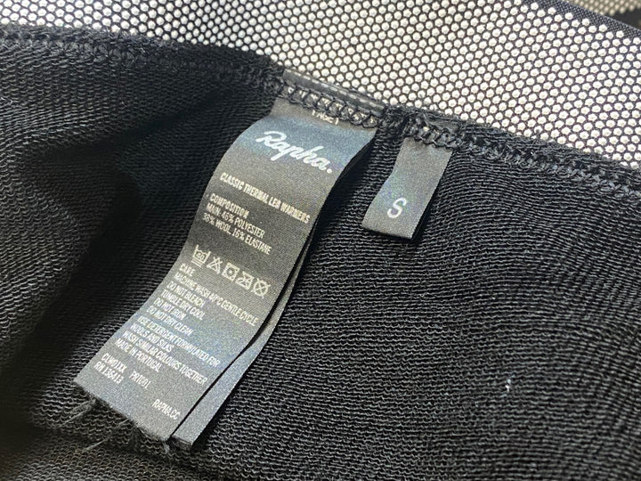 JW710 ラファ Rapha CLASSIC THERMAL LEG WARMERS レッグウォーマー 黒 S