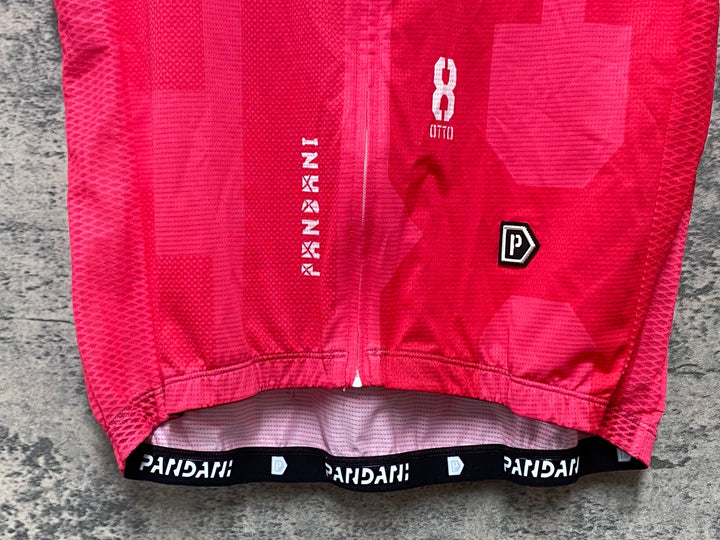 KD090 パンダーニ Pandani 半袖 サイクルジャージ ピンク L