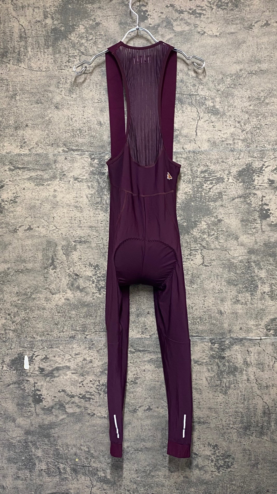 KO631 カフェドシクリステ Cafe du Cycliste MARIE ビブタイツ S ワインレッド 裏起毛 ※擦れあり、タグカット