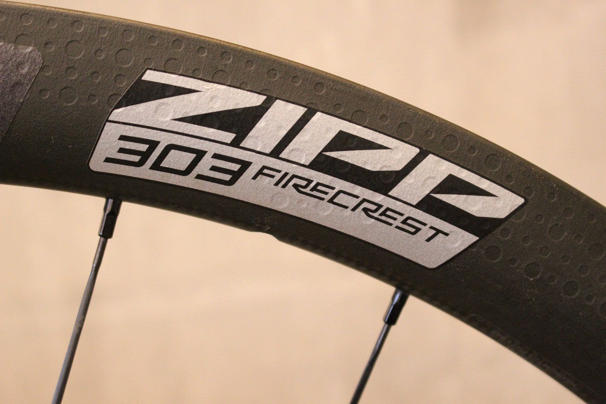 ジップ ZIPP 303 FIRECREST DISC カーボン チューブレス フックレス シマノ 11/12S ワイドリム 25C  ホイールセット【名古屋店】