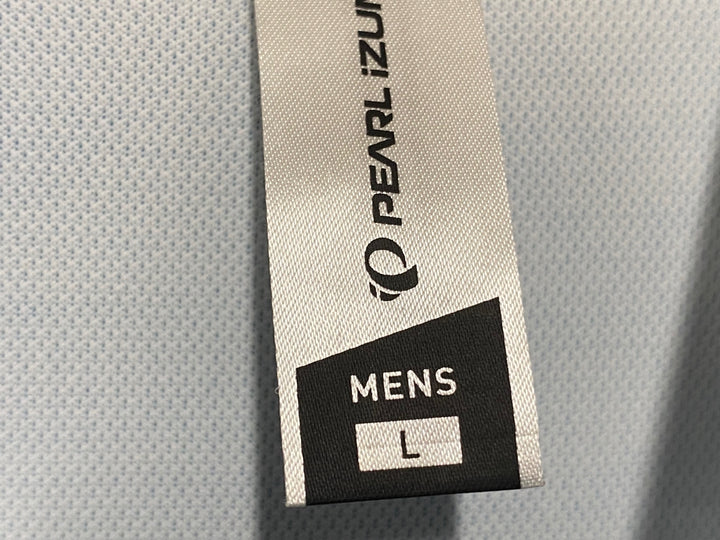 KF989 パールイズミ PEARL iZUMi 長袖 サイクルジャージ 水色 青 L