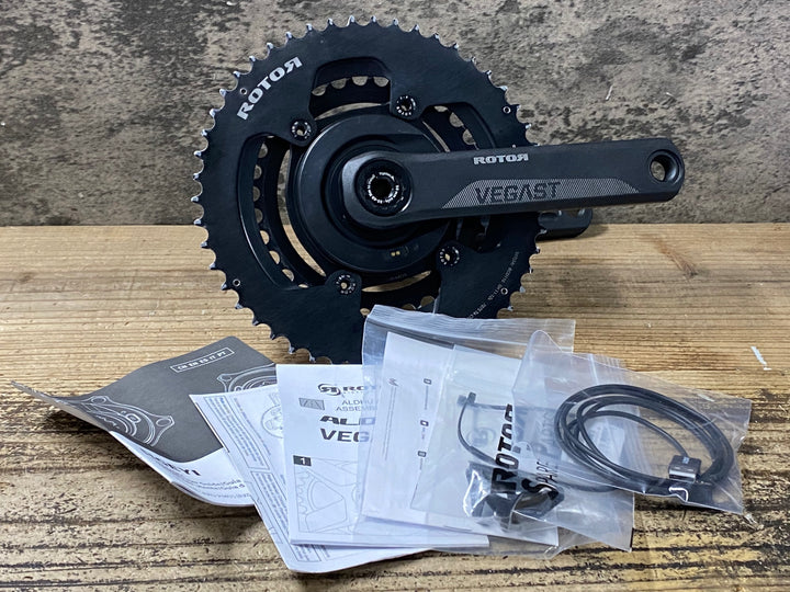 KA488 ROTOR VEGAST 165mm 50/34T SIGEYI パワーセンサー付き 動作確認済み