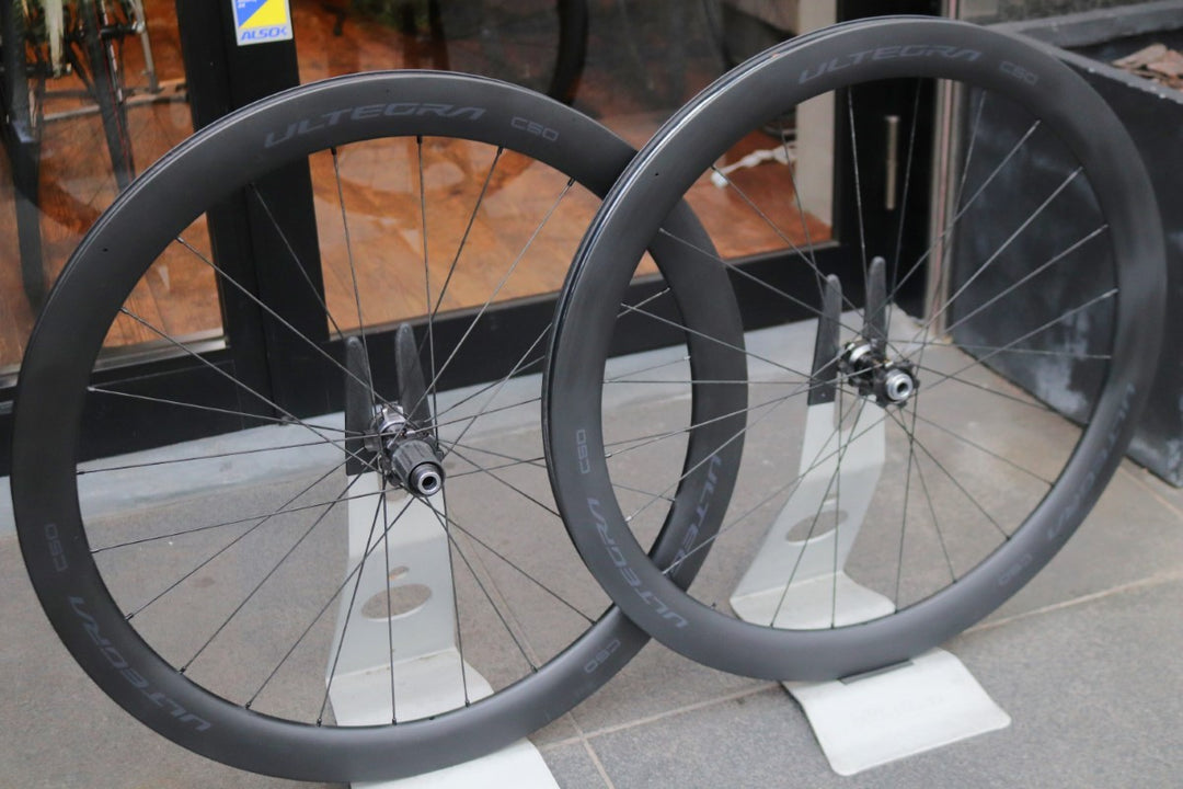 シマノ SHIMANO アルテグラ ULTEGRA WH-R8170 C50 TL チューブレス カーボン ホイールセット シマノ12/11S ワイドリム 21C 【南麻布店】
