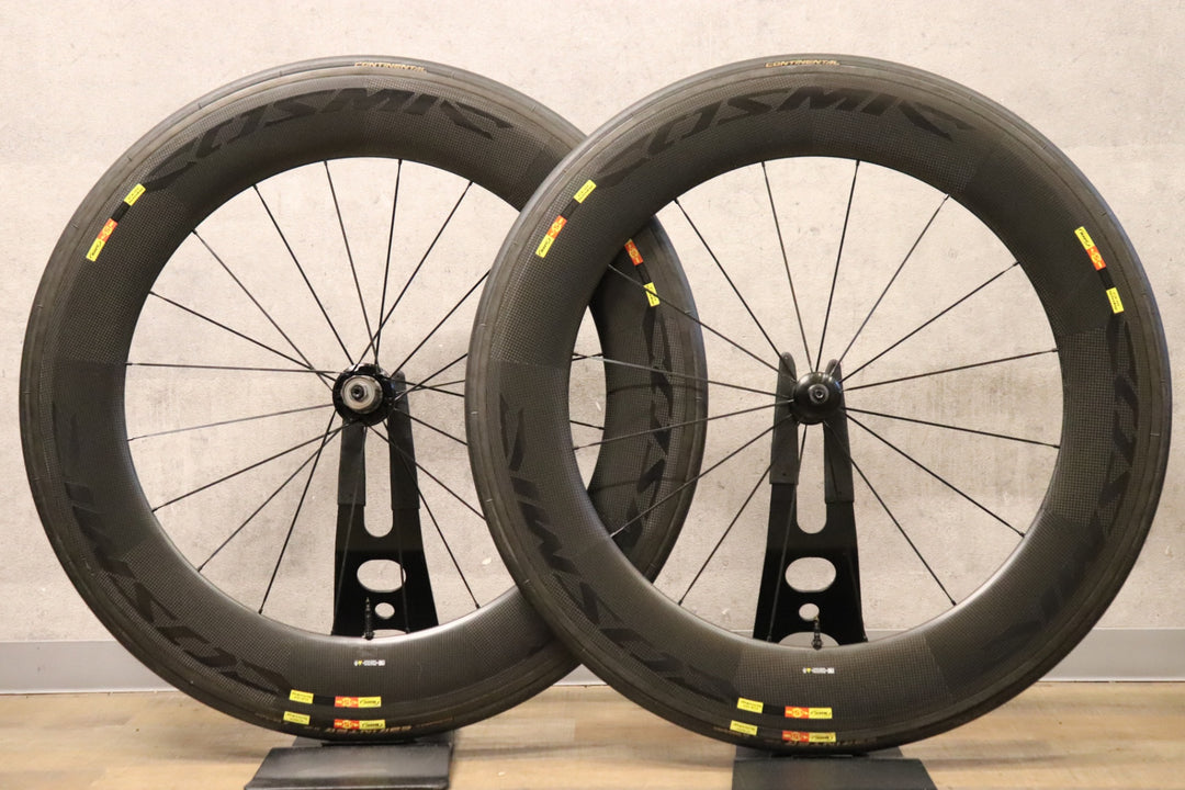 マヴィック MAVIC COSMIC CXR80 カーボン チューブラー シマノ 12/11S ホイールセット 【さいたま浦和店】