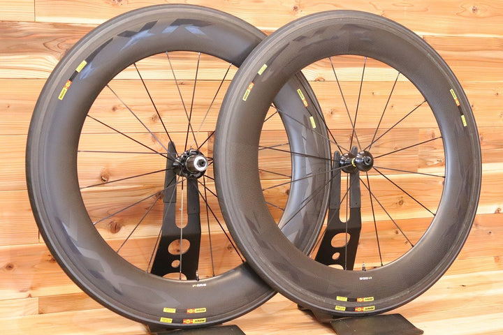 マヴィック MAVIC CXR ULTIMATE 80 RIM シマノ 11S/12S 外幅27mm カーボン チューブラー ホイールセット 【広島店】