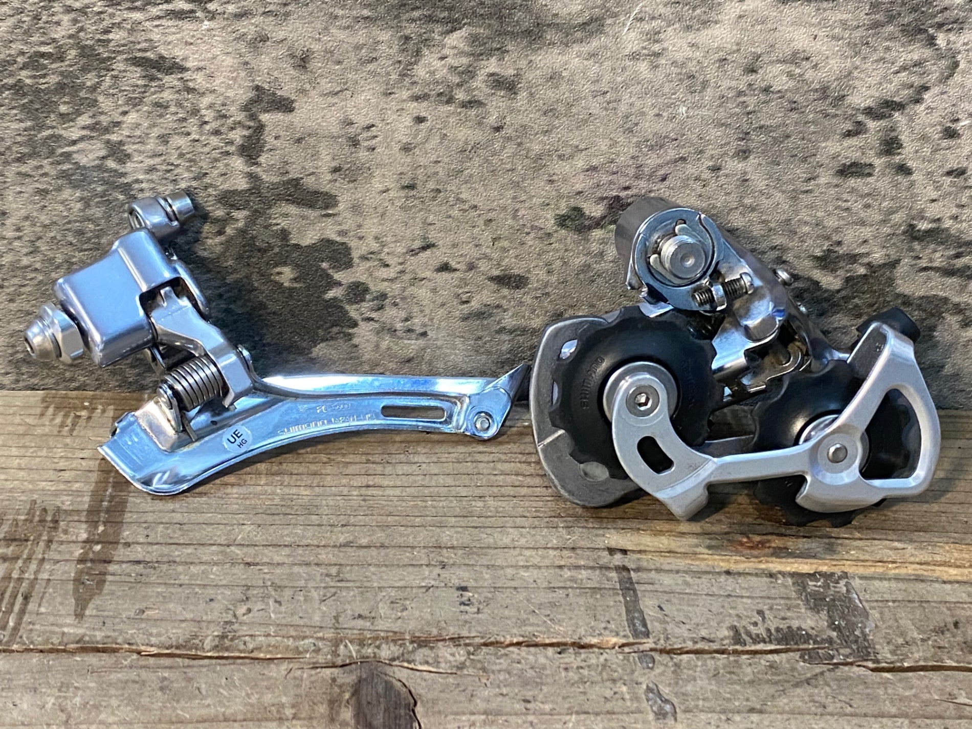 JW476 シマノ SHIMANO 105 FD/RD-5600 前後ディレイラーセット 2×10S