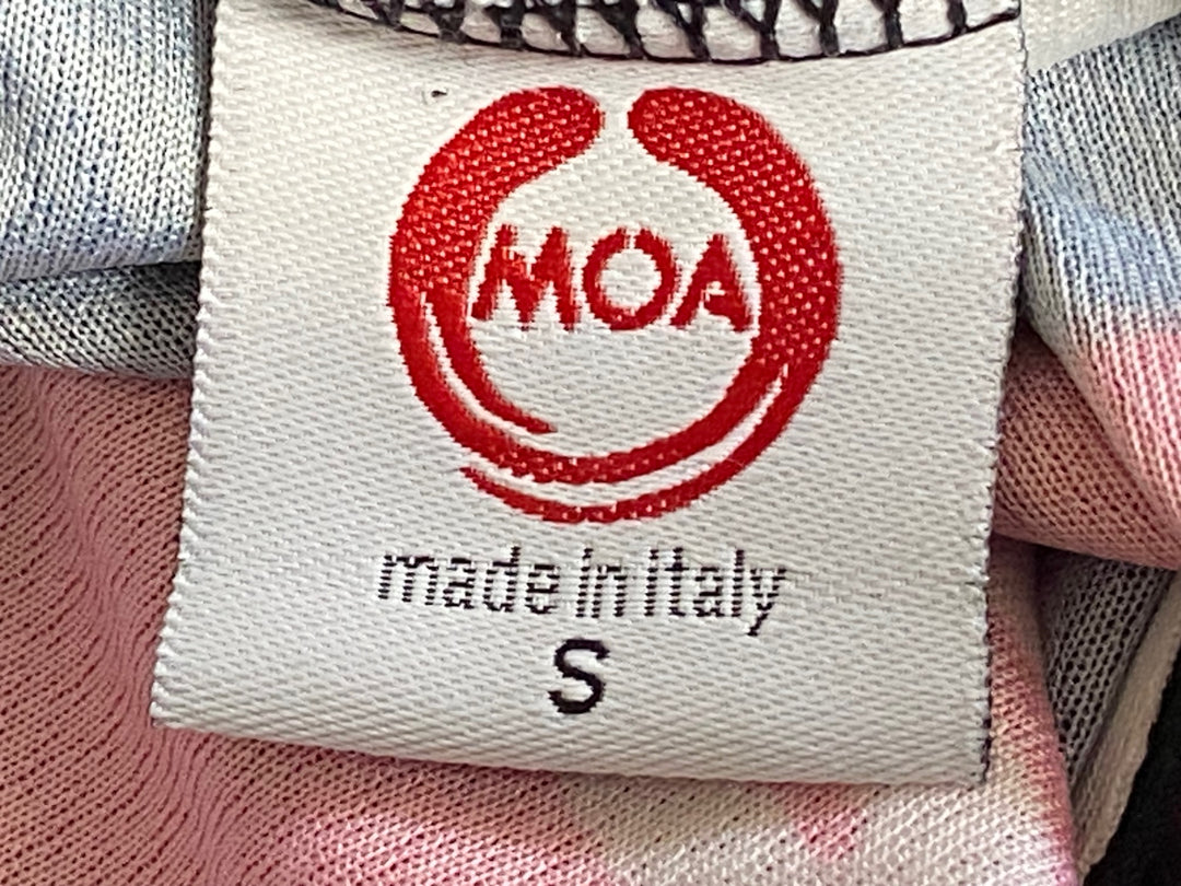 KF468 モア MOA 半袖 サイクルジャージ 黒 赤 S