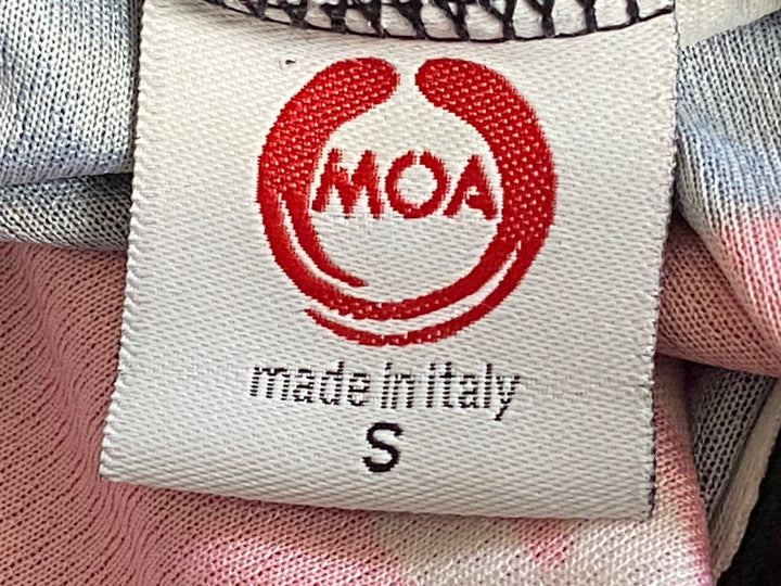 KF468 モア MOA 半袖 サイクルジャージ 黒 赤 S