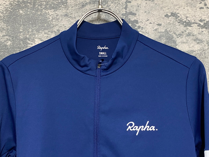 KA478 ラファ Rapha MEN'S CORE THERMAL LONG SLEEVE JERSEY 長袖 サイクルジャージ 濃紺 S