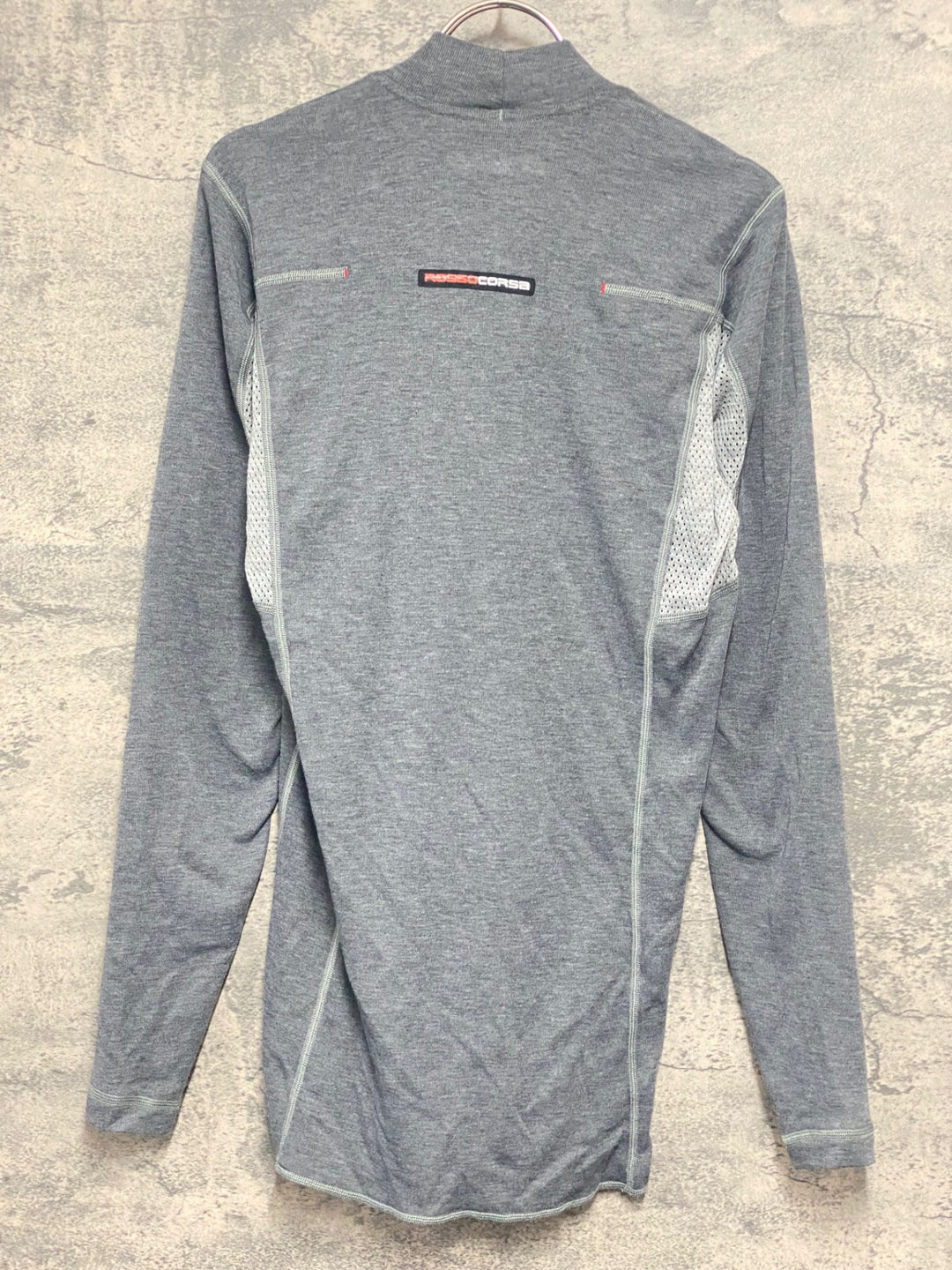JY251 カステリ CASTELLI 長袖 ベースレイヤー グレー M 裏起毛