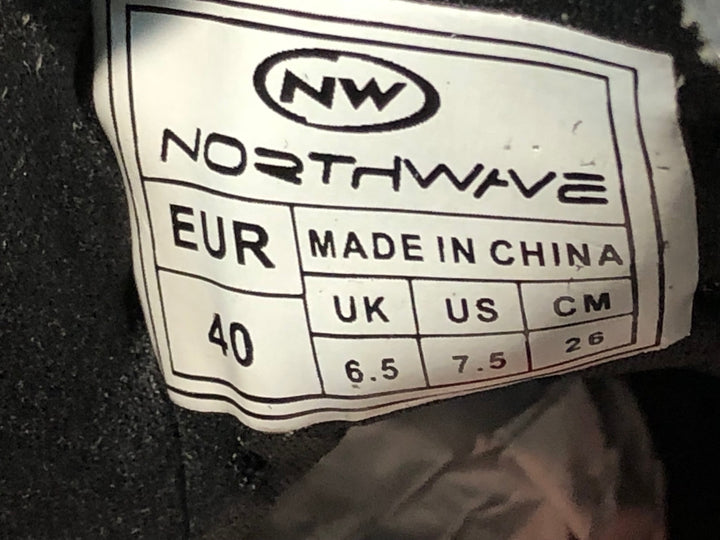 JR506 ノースウェーブ NORTHWAVE EXTREME ビンディングシューズ 黒赤白 EU40