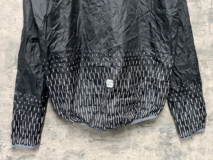 KD153 スポーツフル sportful 長袖 ウィンドブレーカー 黒 XL