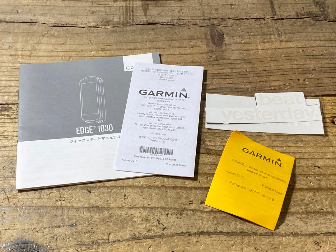 KK482 ガーミン GARMIN EDGE 1030 サイクルコンピュータ 本体、マウント類付属