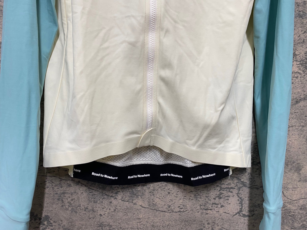 JY485 パスノーマルスタジオ PAS NORMAL STUDIOS Mechanism Long Sleeve Jersey 長袖 サイクルジャージ ホワイト グリーン M
