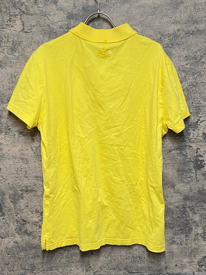 JO862 ルコックスポルティフ le coq sportif 半袖 ポロシャツ 黄 L Le Tour de France