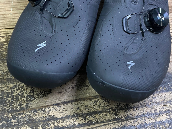 JJ213 スペシャライズド SPECIALIZED エスワークス S-WORKS TORCH WIDE 3穴 ビンディングシューズ EU40 黒