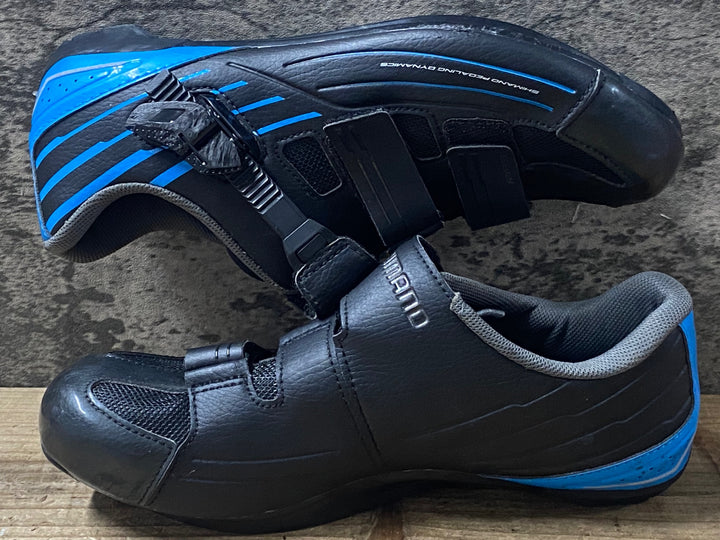 KI044 シマノ SHIMANO RP3 SH-PR300-S B ビンディングシューズ SPD SPD-SL 黒 EU42