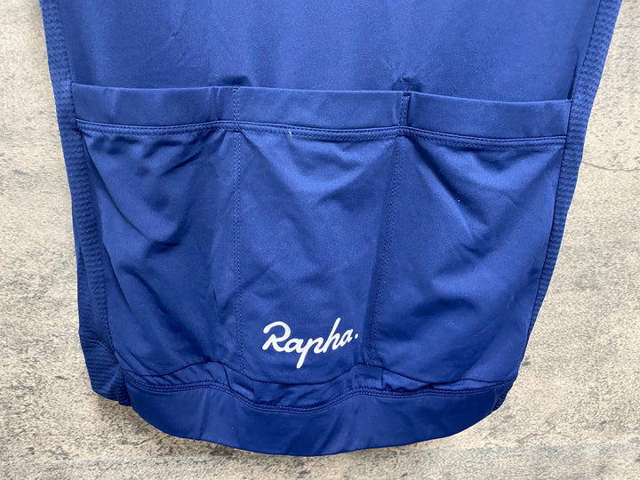 JX115 ラファ Rapha CORE LIGHTWEIGHT JERSEY 半袖 サイクルジャージ 紺 S
