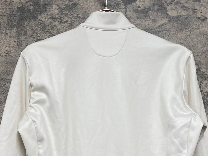 JV432 カステリ CASTELLI 長袖 サイクルジャージ 白 M 裏起毛