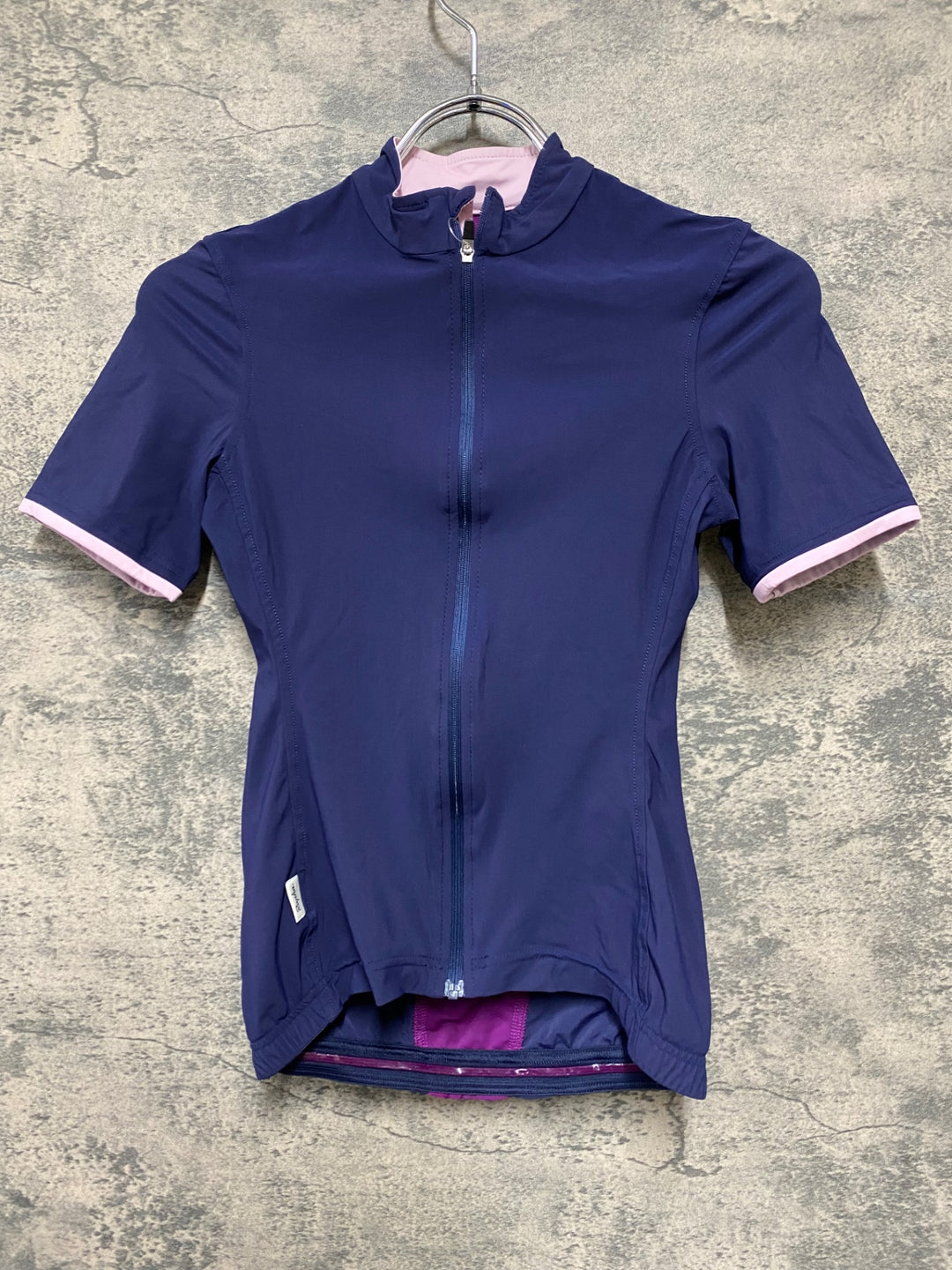 JE568 ラファ Rapha SOUPLESSE JERSEY 半袖 サイクルジャージ 濃紺 レディース XXS