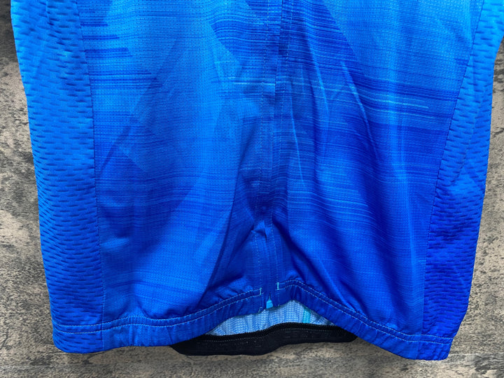 JQ890 カステリ CASTELLI ロッソコルサ ROSSOCORSA 半袖 サイクルジャージ 水色 L