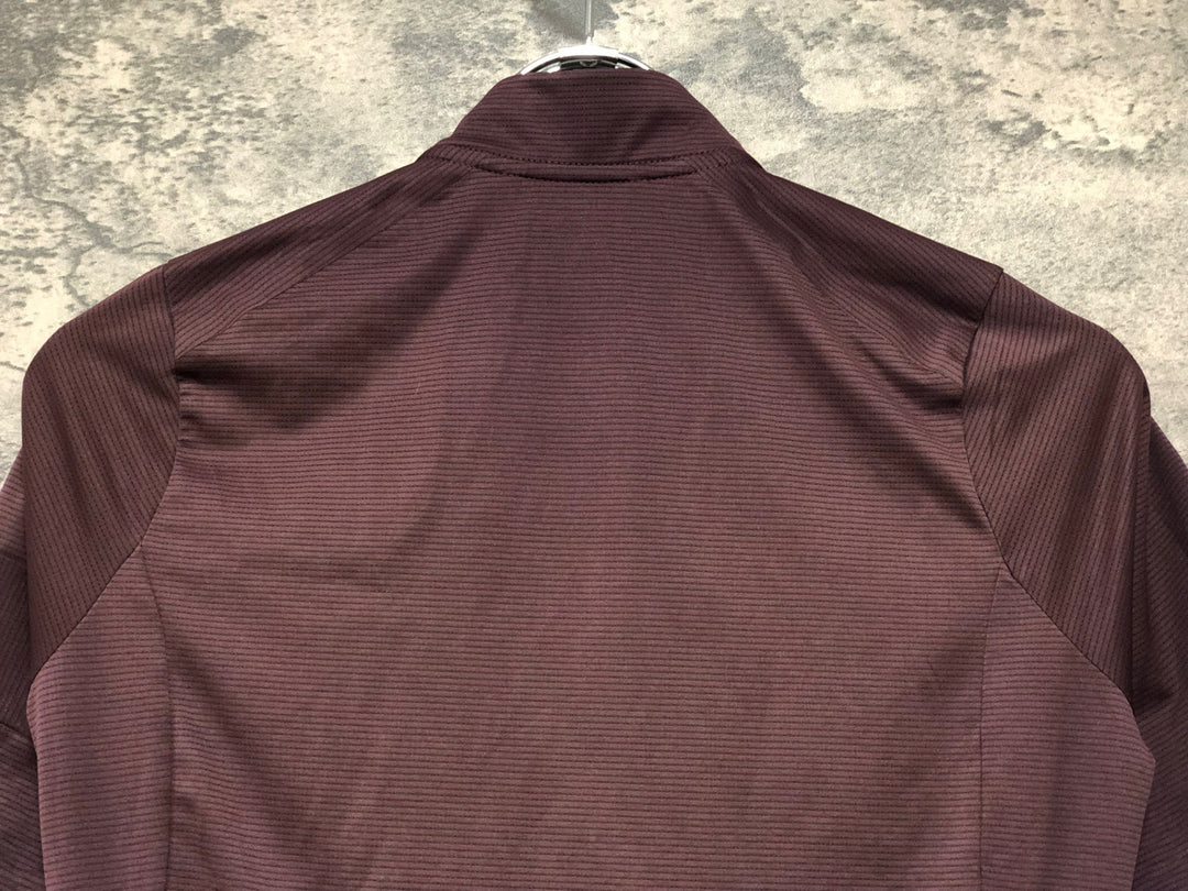 KM119 ラファ Rapha WOMEN'S CLASSIC FLYWEIGHT JERSEY LINE FADE 半袖 サイクルジャージ 赤 ※右袖ほつれ