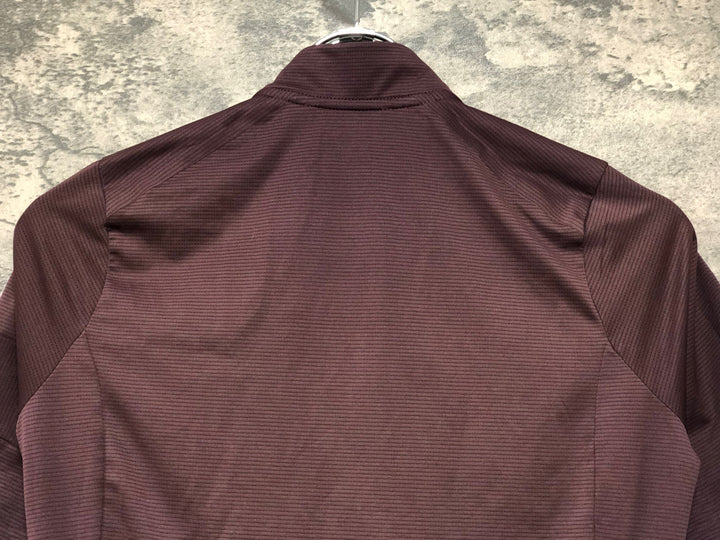 KM119 ラファ Rapha WOMEN'S CLASSIC FLYWEIGHT JERSEY LINE FADE 半袖 サイクルジャージ 赤 ※右袖ほつれ