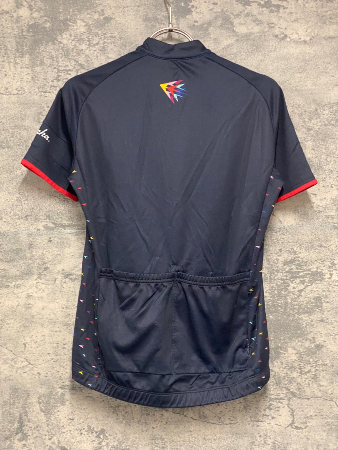 JX643 ラファ Rapha TEMPEST JERSEY 半袖 サイクルジャージ 紺 レディーズ S