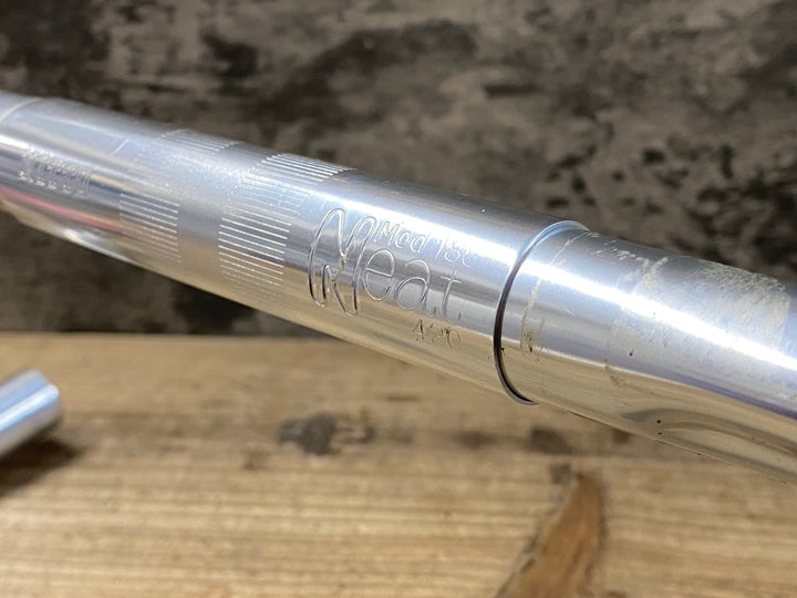 JZ154 日東 NITTO Mod185 アルミ ドロップハンドル 420mmブラケット部C-C Φ26.0mm シルバー