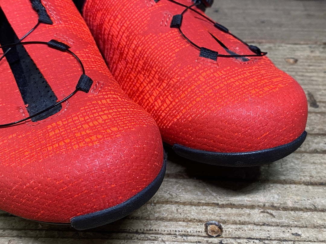 JK767 フィジーク fizik VENTO INFINITO KNIT CARBON SHOES ビンディングシューズ EU39 3穴 赤