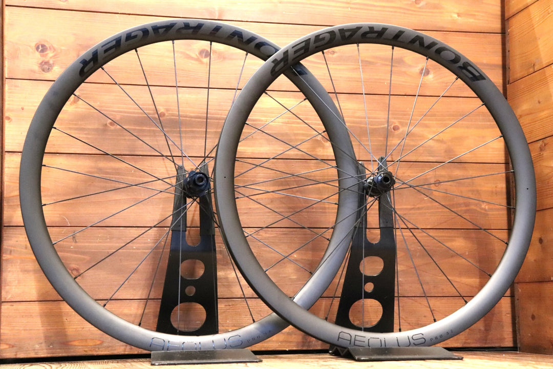 ボントレガー BONTRAGER アイオロス プロ AEOLUS PRO 37 DISC カーボン チューブレスレディ ホイールセット シマノ11S/12S 21C 【東京南麻布店】