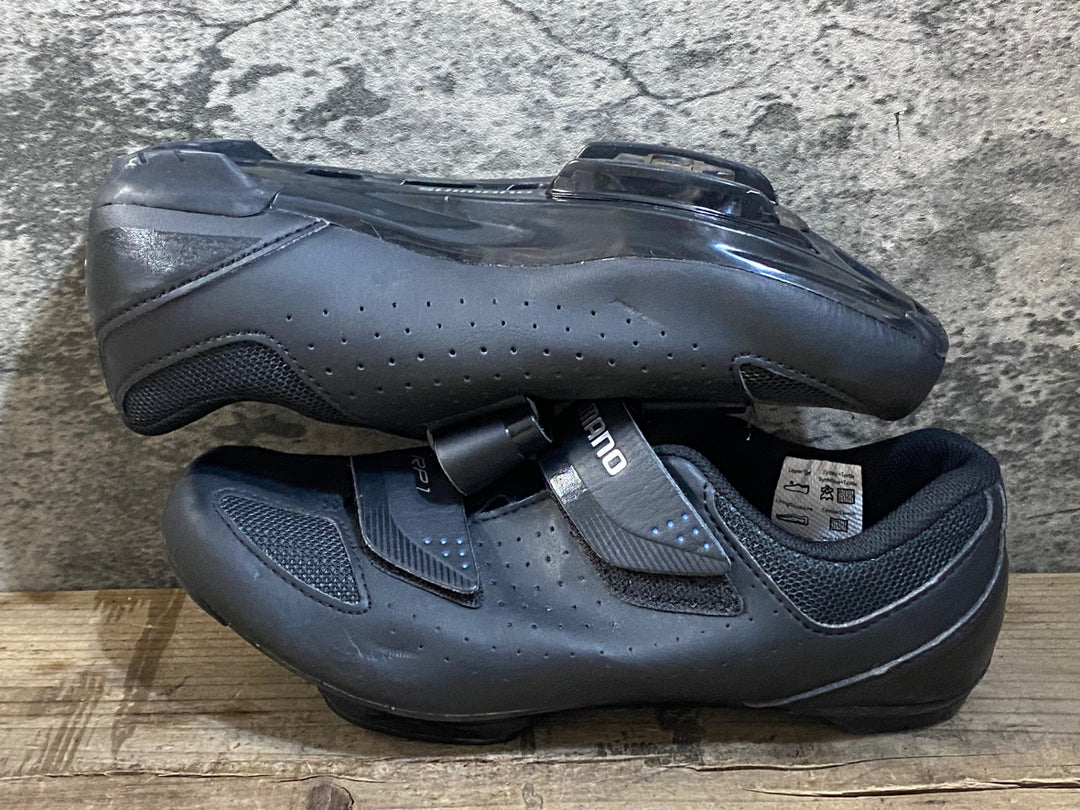 KG401 シマノ SHIMANO RP1 SH-RP100-S L ビンディングシューズ 黒 SPD 3穴 EU38 ※ペン字あり