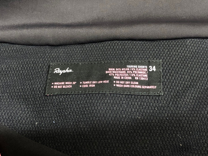 KL260 ラファ Rapha TOURING SHORTS ハーフパンツ サイクルパンツ 黒 34