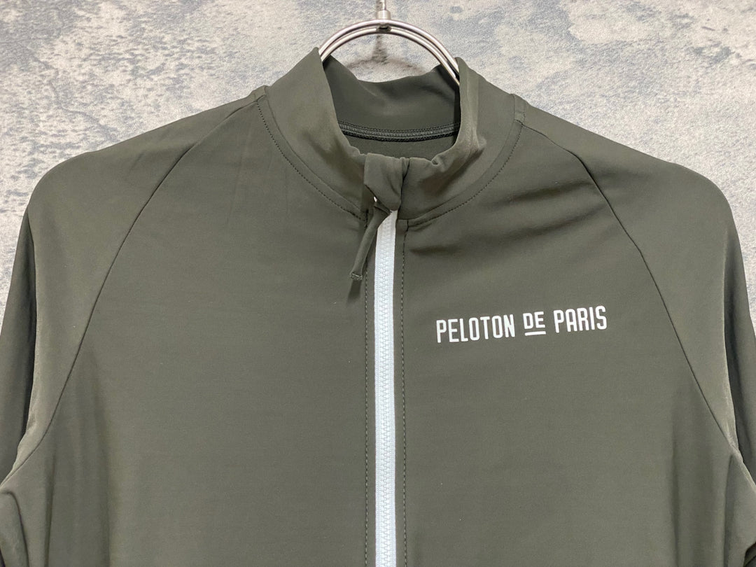 JN477 プロトンドパリ PELOTON DE PARIS 長袖 サイクルジャージ カーキ M