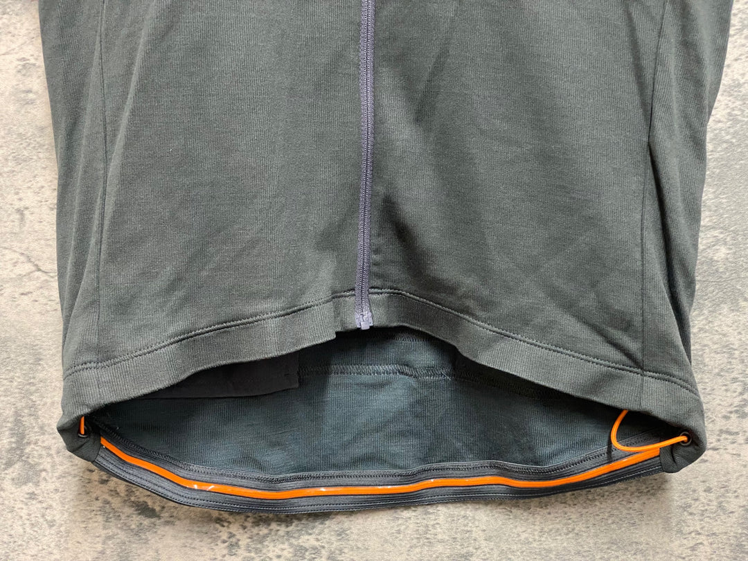 JO424 ラファ Rapha BREVET JERSEY 半袖 サイクルジャージ グレー M