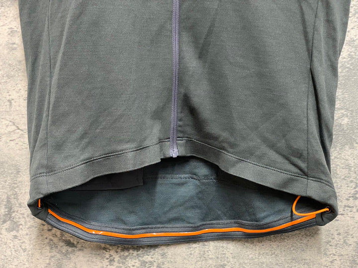 JO424 ラファ Rapha BREVET JERSEY 半袖 サイクルジャージ グレー M