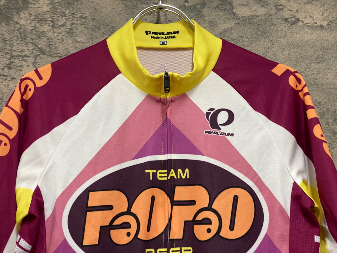 JM942 パールイズミ PEARL iZUMi 半袖 サイクルジャージ 総柄 M パオパオ