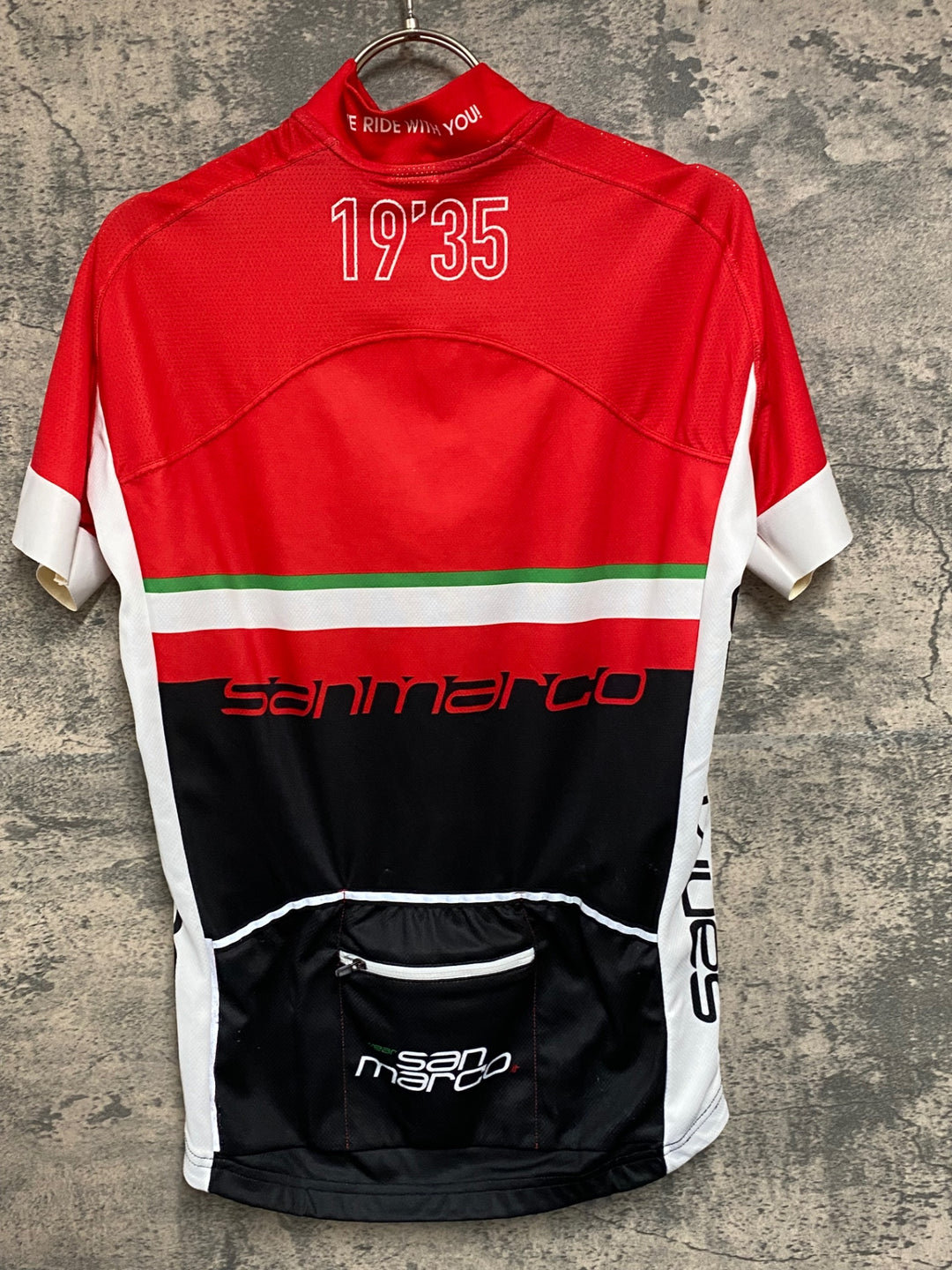 JJ506 サンマルコ sanmarco wear 半袖 サイクルジャージ 赤 S